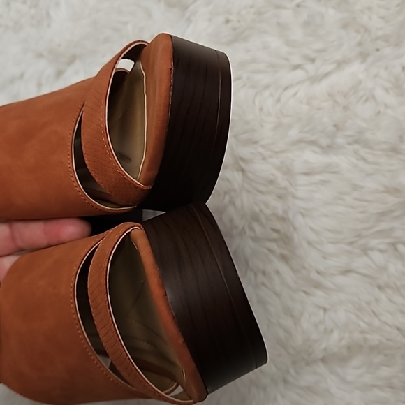 Wonderly Emilia Platform Sandals Burnt Orange Size 6 NWB - Picture 10 of 16